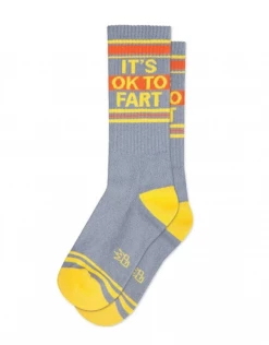 Feng Sway IT'S OK TO FART Statement Socks