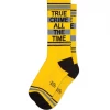 Feng Sway TRUE CRIME ALL THE TIME Statment Socks