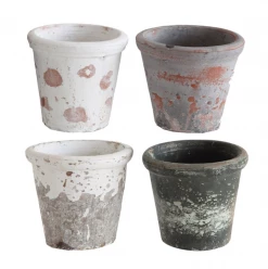 Feng Sway Tall Distressed Terra Cotta Pot ALL POTTERY