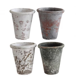 Feng Sway Tall Distressed Terra Cotta Pot ALL POTTERY