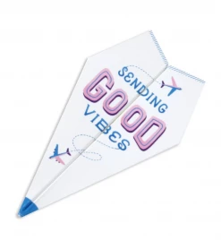 FENG SWAY Sales 6 DEAR ALCHEMY Good Vibes Paper Airplane Greeting Card CARDS