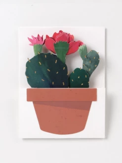 DEAR ALCHEMY Christmas Cacti Greeting Card CARDS