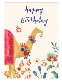 DEAR ALCHEMY Happy Birthday Camel Pop Up Greeting Card CARDS