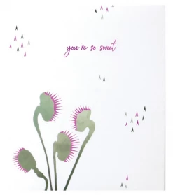 DEAR ALCHEMY Flirty Venus Fly Trap Pop Up Greeting Card