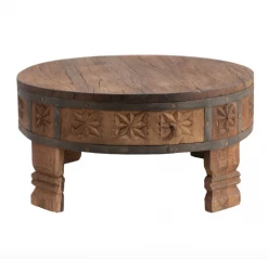 Feng Sway Exclusive Reclaimed Wood Plant Pedestal ALL GARDEN