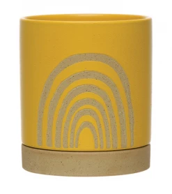 FENG SWAY Sunshine Rainbow Stoneware Planter