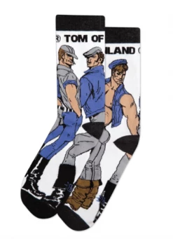Feng Sway Tom Of Finland Denim Trio Socks