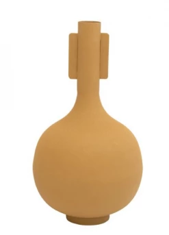 FENG SWAY BUD VASES MCM Fluted Mustard Vase