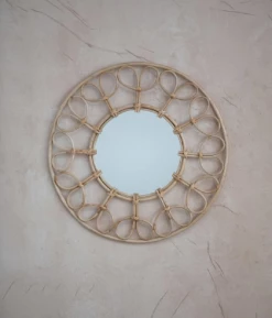 Feng Sway Exclusive Ethereal 60s Rattan Mirror