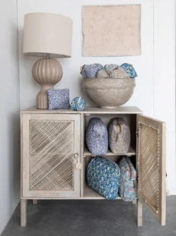 Feng Sway Exclusive Woven Detail Mango Wood Console