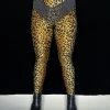 WE DO GOOD FUN Leopard Fringe Legs By MESSQUEEN