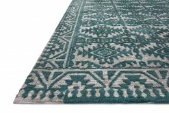 Feng Sway Exclusive All Eyes In Morocco Teal Area Rug ~ 5'0