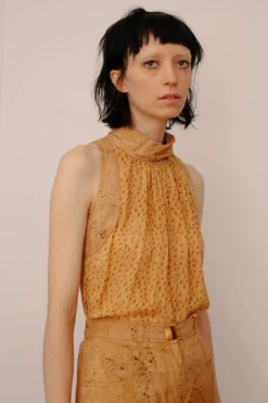 Feng Sway JUMPSUITS + SETS Cork Print Silk Suit