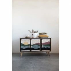 Feng Sway Exclusive Woven Sunset Credenza ALL HOME DECOR + ODDITIES