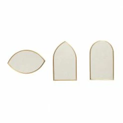 Feng Sway Mystic Brass Framed Petite Mirrors ~ 3 Styles