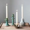 Feng Sway Green Stoneware Candle Holder CANDLES