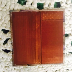 Feng Sway 80s Sam Sam Abstract Painted Leather Wallet