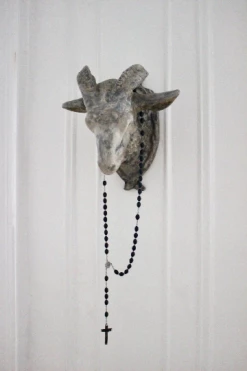 Vintage ALL HOME DECOR + ODDITIES Ram's Head Wall Mount