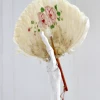 Vintage Painted Victorian Feather Fan