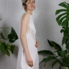 Vintage JUMPSUITS + SETS 60s Cotton Lace Pintuck Bridal Jumpsuit