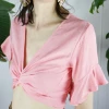 Feng Sway TOPS Perfect Wrap Top In Soft Coral