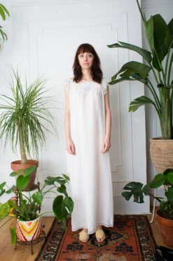 Vintage Corhan Noumair Monogrammed Slip LOUNGE WEAR