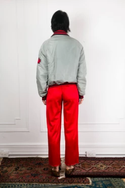 FENG SWAY TOPS Lakers Quilted Bomber