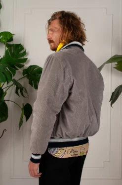 Feng Sway Good Year Corduroy Varsity Bomber TOPS