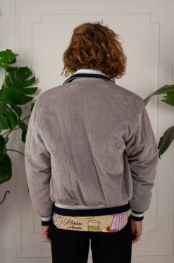 Feng Sway Good Year Corduroy Varsity Bomber TOPS