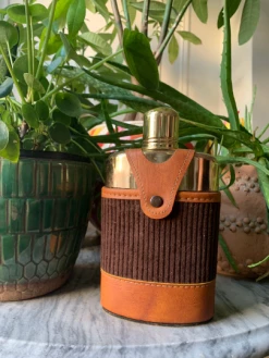 Vintage Leather Travel Flask GIFTS