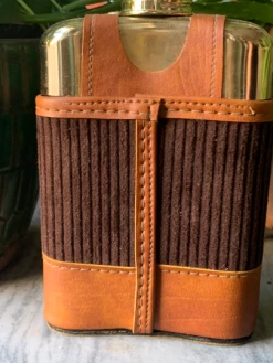 Vintage Leather Travel Flask GIFTS 7 Vintage Leather Travel Flask GIFTS