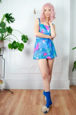 Vintage 60s Swim Cover Up Dress