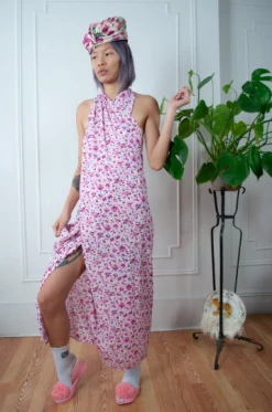 Vintage 60s Floral Angel One Piece Swimsuit 15 Vintage 60s Floral Angel One Piece Swimsuit