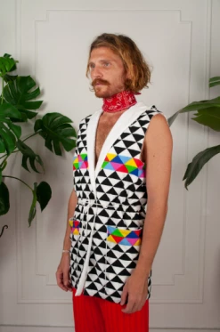 Feng Sway LINGERIE + ROBES Rainbow Gottex Terry Cloth Robe