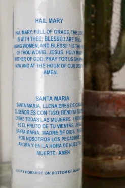 Crusader CANDLES Hail Mary Ritual Candle