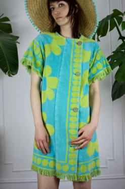 Feng Sway Terry Mini Resort Dress DRESSES