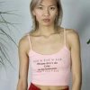Feng Sway Exclusive Please Don't Do Coke Cropped Tank Top TOPS