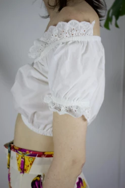 Feng Sway German Dirndl Crop Top