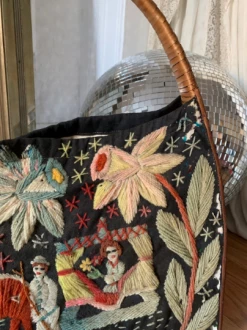 Vintage 1940s Antique Beach Bag 10 Vintage 1940s Antique Beach Bag