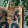 Vintage BAGS + WALLETS 60s World Traveler Woven Acapulco Market Bag