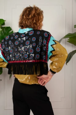 Vintage OUTERWEAR Sequin Southwestern Jacket