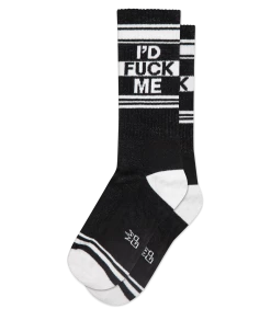 Feng Sway I'D FUCK ME Statement Socks