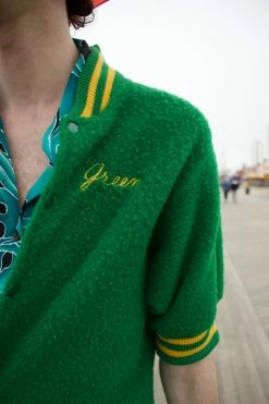 FENG SWAY 1970s Terry Cloth Swim Club Top