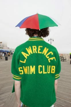 FENG SWAY 1970s Terry Cloth Swim Club Top