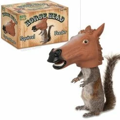 Feng Sway Horse Mask Squirrel Feeder