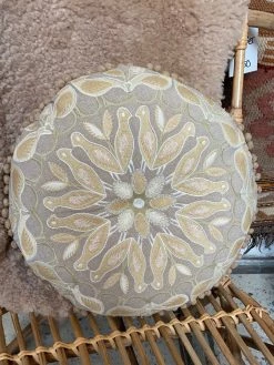 Feng Sway Exclusive Round Pom-Pom Bird Pillow ALL HOME DECOR + ODDITIES