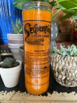 Crusader Serpentine Snake Ritual Candle FUN