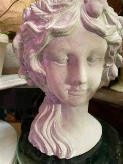 Feng Sway Exclusive Olive Wreath Goddess Head Planter FUN