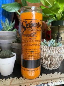 Crusader Serpentine Snake Ritual Candle FUN