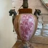 Vintage Marbled Serpent Regal Lamp